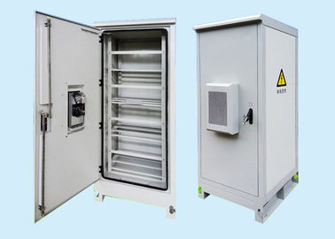China 2.0mm Galvanized Steel Fiber Optic Outdoor Battery Cabinet For Communication supplier